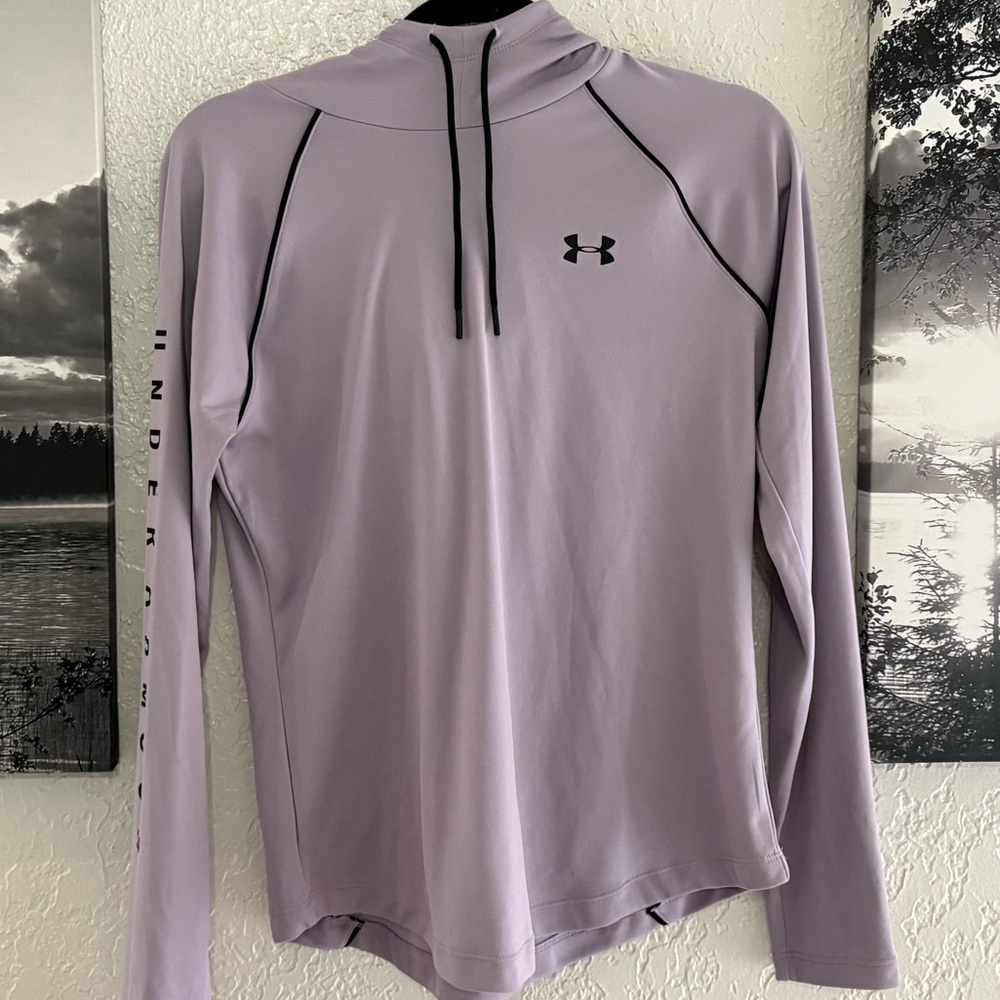 Under Armour Women's Lavender Hoodie Heat Gear Addition, Size Small, NWOT